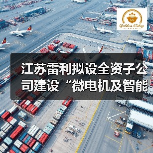 江苏雷利拟设全资子公司建设“微电机及智能化组件”生产项目(图3) 江苏雷利拟设全资子公司建设“微电机及智能化组件”生产项目(图3)