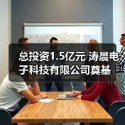 总投资1.5亿元 涛晨电子科技有限公司奠基（图3）