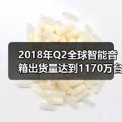 2018年Q2全球智能音箱出货量达到1170万台（图2）
