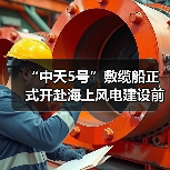 “中天5号”敷缆船正式开赴海上风电建设前线(图4) “中天5号”敷缆船正式开赴海上风电建设前线(图4)