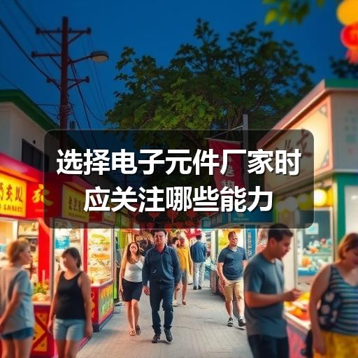 选择电子元件厂家时应关注哪些能力(图1) 选择电子元件厂家时应关注哪些能力