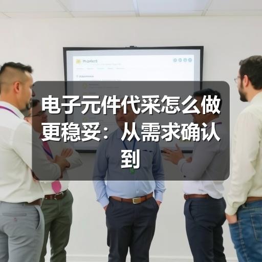 电子元件代采怎么做更稳妥：从需求确认到交付验收的实用指南