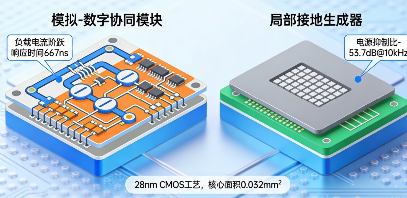 韩国团队研发超小型混合LDO：以0.032mm²面积创性能新纪录，赋能AI与6G芯片(图1)