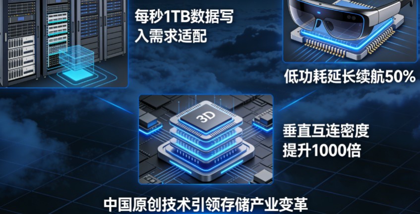 全球首颗二维-硅基混合闪存芯片在复旦诞生，攻克存储速率难题登上《自然》(图1)