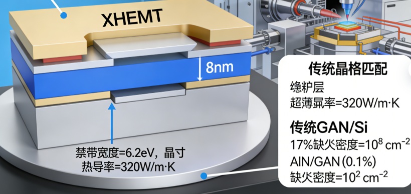 康奈尔大学突破：氮化铝XHEMT晶体管将重塑5G/6G射频与国防电子(图2)