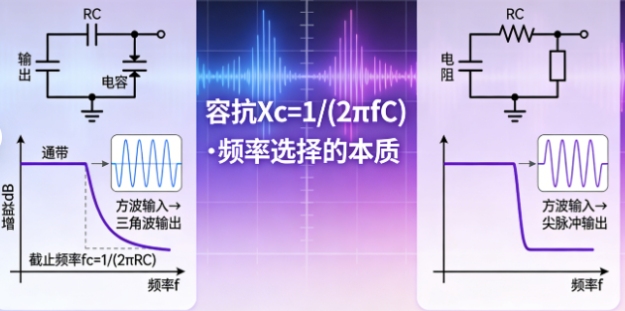 电子世界的“记忆魔法”：RC电路如何让信号变得有“频率”？(图1)